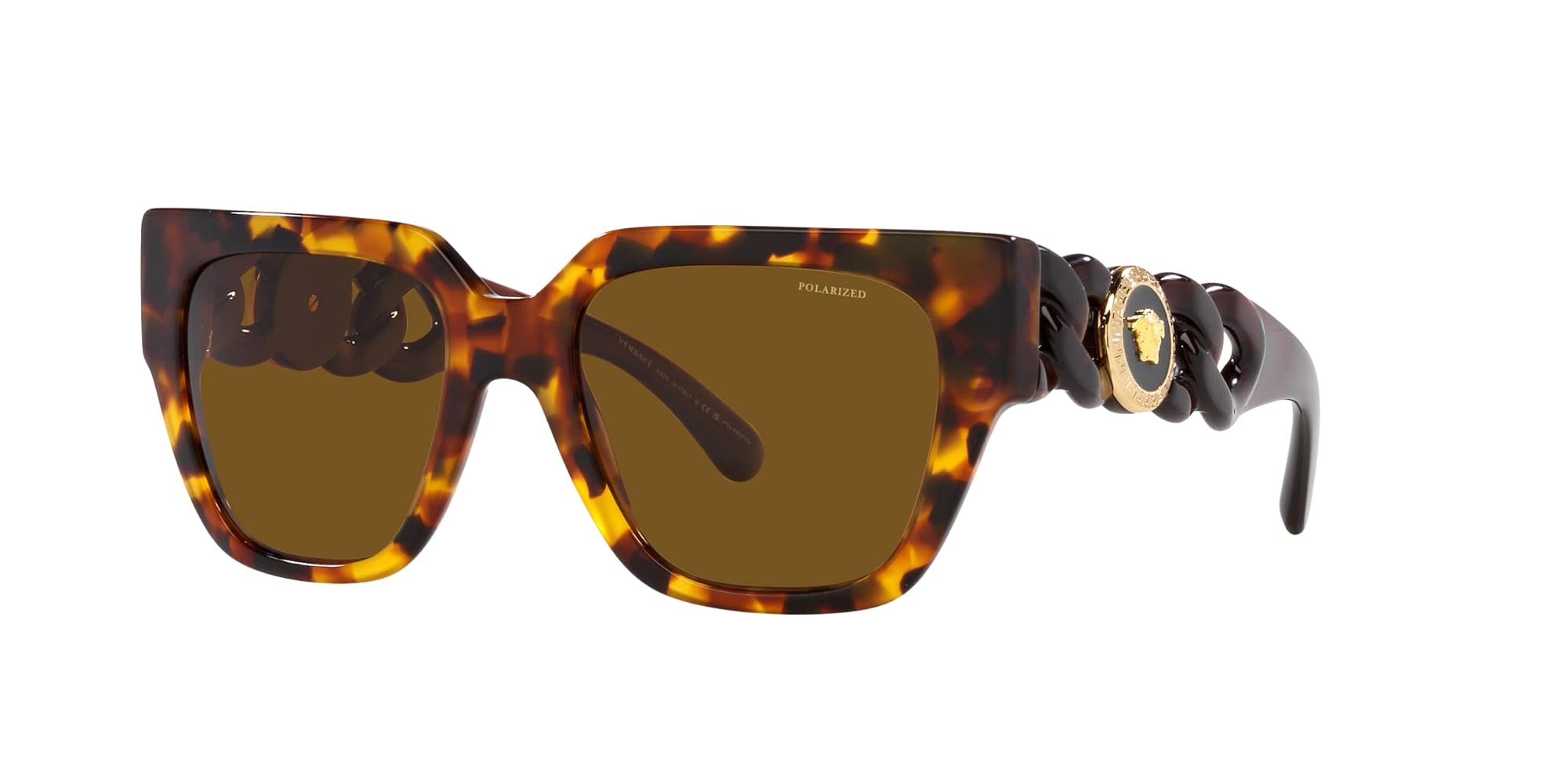 サングラス VERSACE Woman Sunglasses Brown 0VE4402 108/13 Amazon.com: Versace Woman Sunglasses Havana Frame, Dark